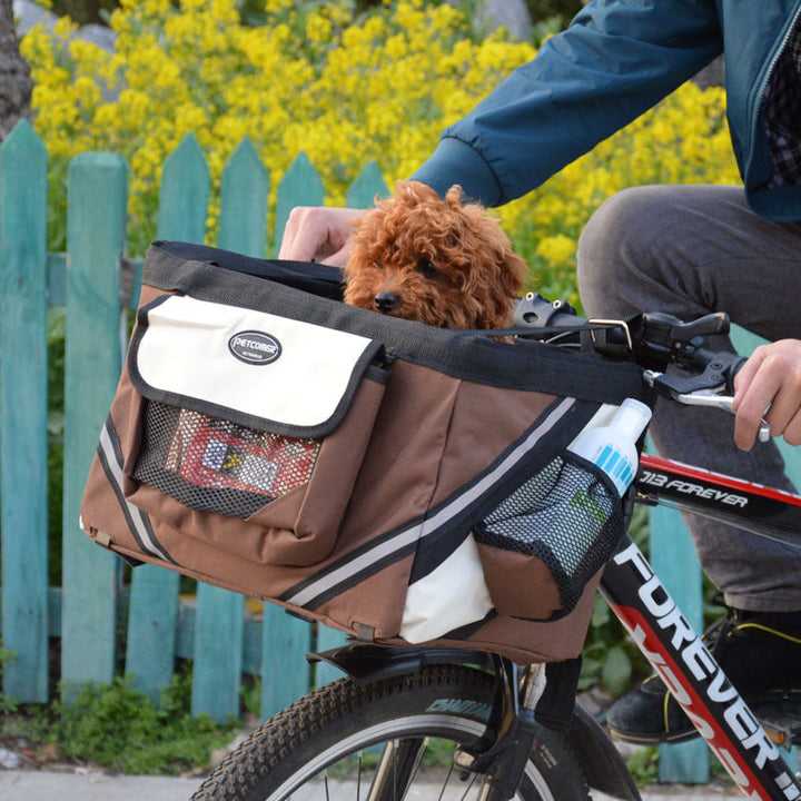 Why Your Pet Needs a Front Handlebar Bicycle Carrier