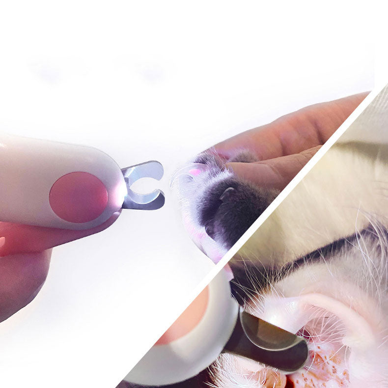 Transform Your Pet Grooming Routine with the LED Illuminating Line Pet Nail Trimmer