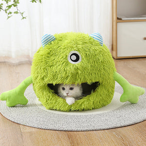Fluffy Round Self Warming Pet Bed Cushion: The Ultimate Comfort for Your Furry Friend