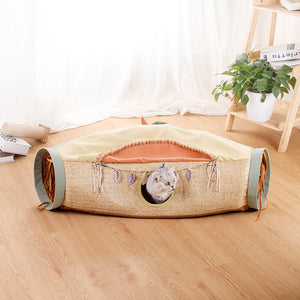 The Purrfect Playground: Totoro Style Pet Tunnel Play Toy
