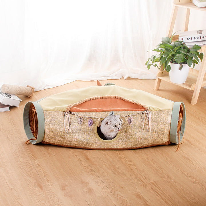 The Purrfect Playground: Totoro Style Pet Tunnel Play Toy